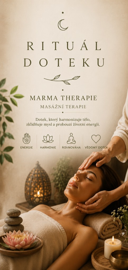 Marma terapie — rituál doteku, masážní terapie harmonizující tělo i mysl